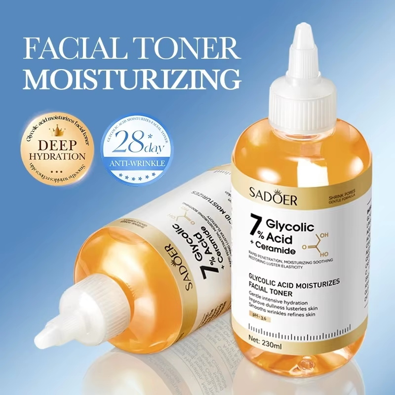 Essence Serum Toner - SADOER Toner Asam Glikolat Serum Wajah