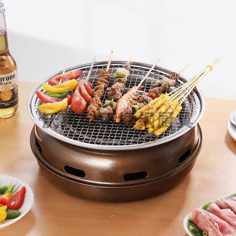 Korean Bbq Grill - Pemanggang BBQ Bulat Gaya Korea, Pemanggang