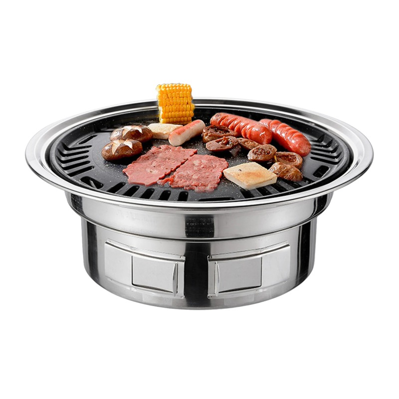 Korean Bbq Grill - Pemanggang BBQ Korea 13 Inci Multifungsi,