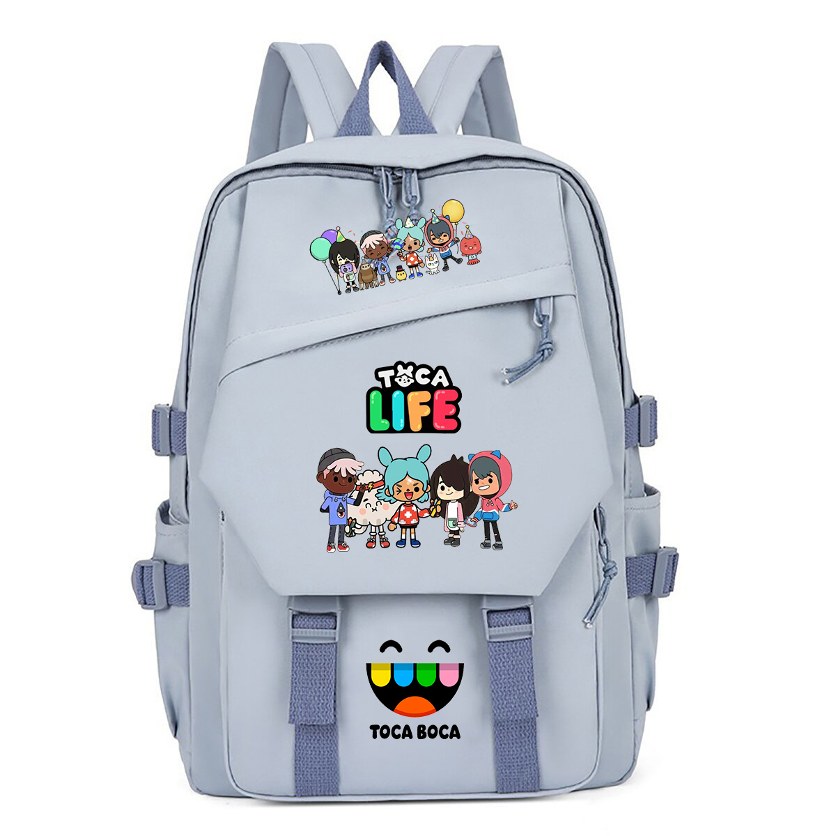 Korean Girl Lifestyle - Toca Life World Print Backpack Tas