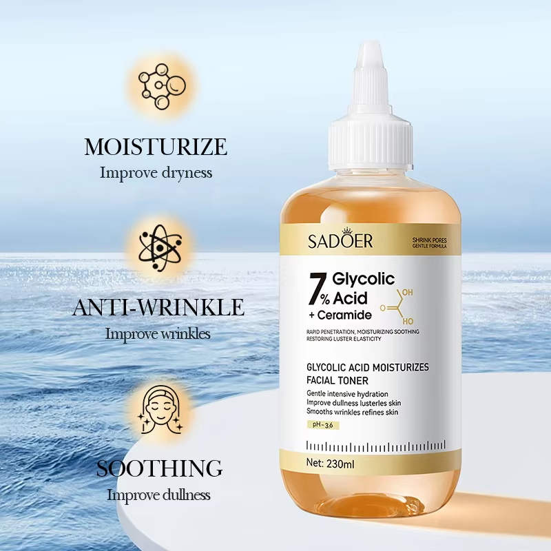 SADOER Toner Asam Glikolat Ser - Essence Serum Toner ulasan dan harga