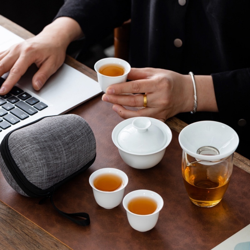 Set Teh Kung Fu Cina Portabel, - Korean Tea Set ulasan dan harga