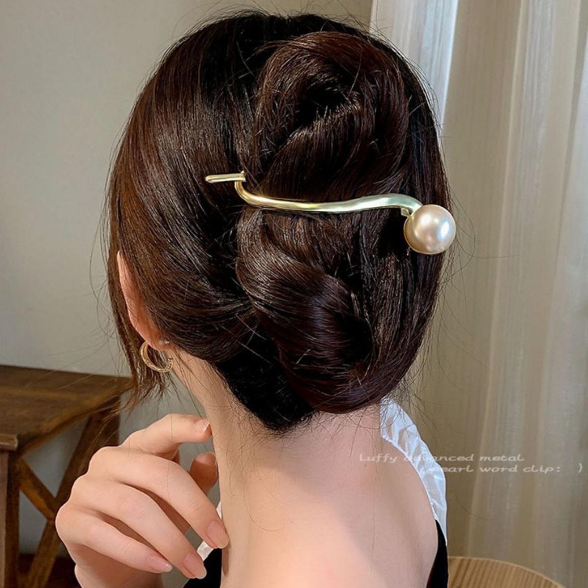 Jepit Rambut Mutiara Glitter E - Korean Girl Lifestyle ulasan dan harga