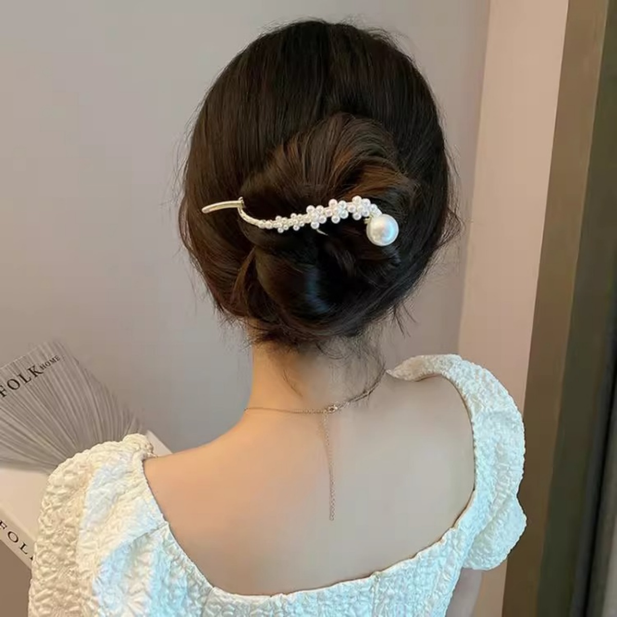 Jepit Rambut Mutiara Glitter E - Korean Girl Lifestyle ulasan dan harga