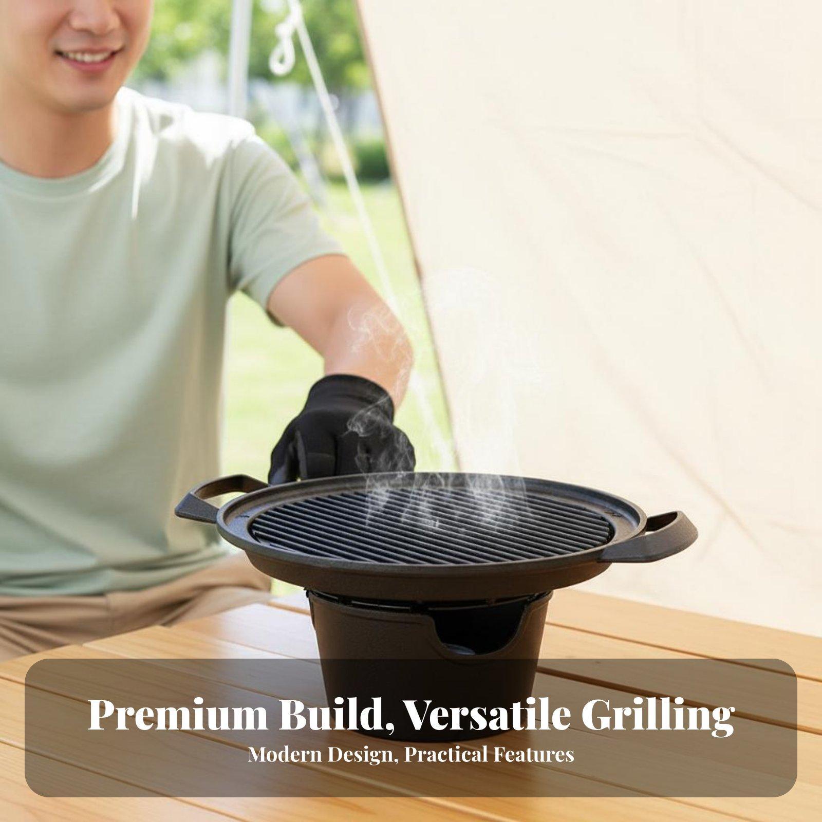 Pemanggang Luar Ruangan Mini M - Korean Bbq Grill ulasan dan harga