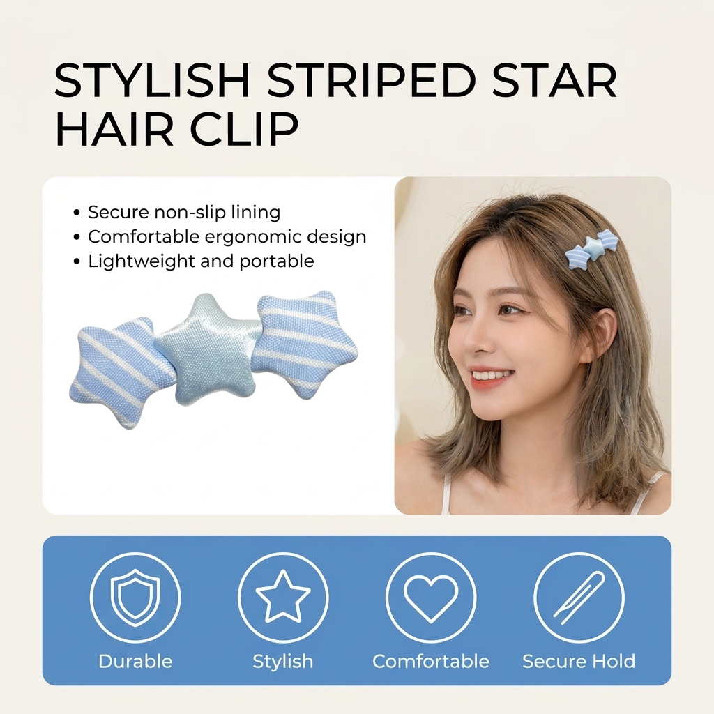 Jepit Rambut Bentuk Bintang Lu - Korean Girl Lifestyle ulasan dan harga