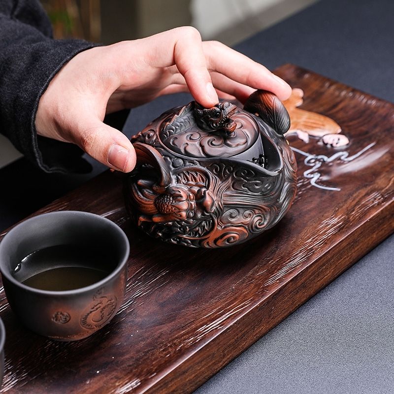 Tembikar ungu Cina buatan tang - Korean Tea Set ulasan dan harga