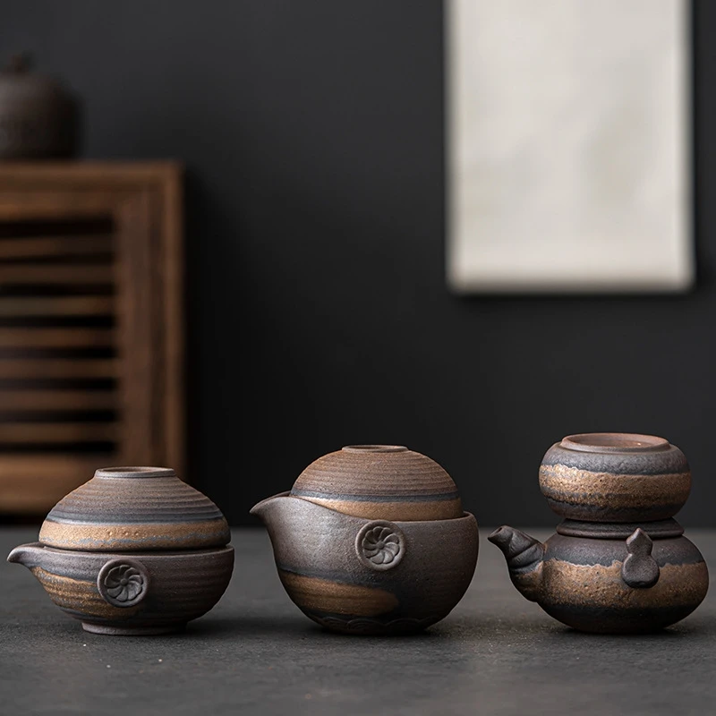 Set Teko Keramik Jepang Portab - Korean Tea Set ulasan dan harga