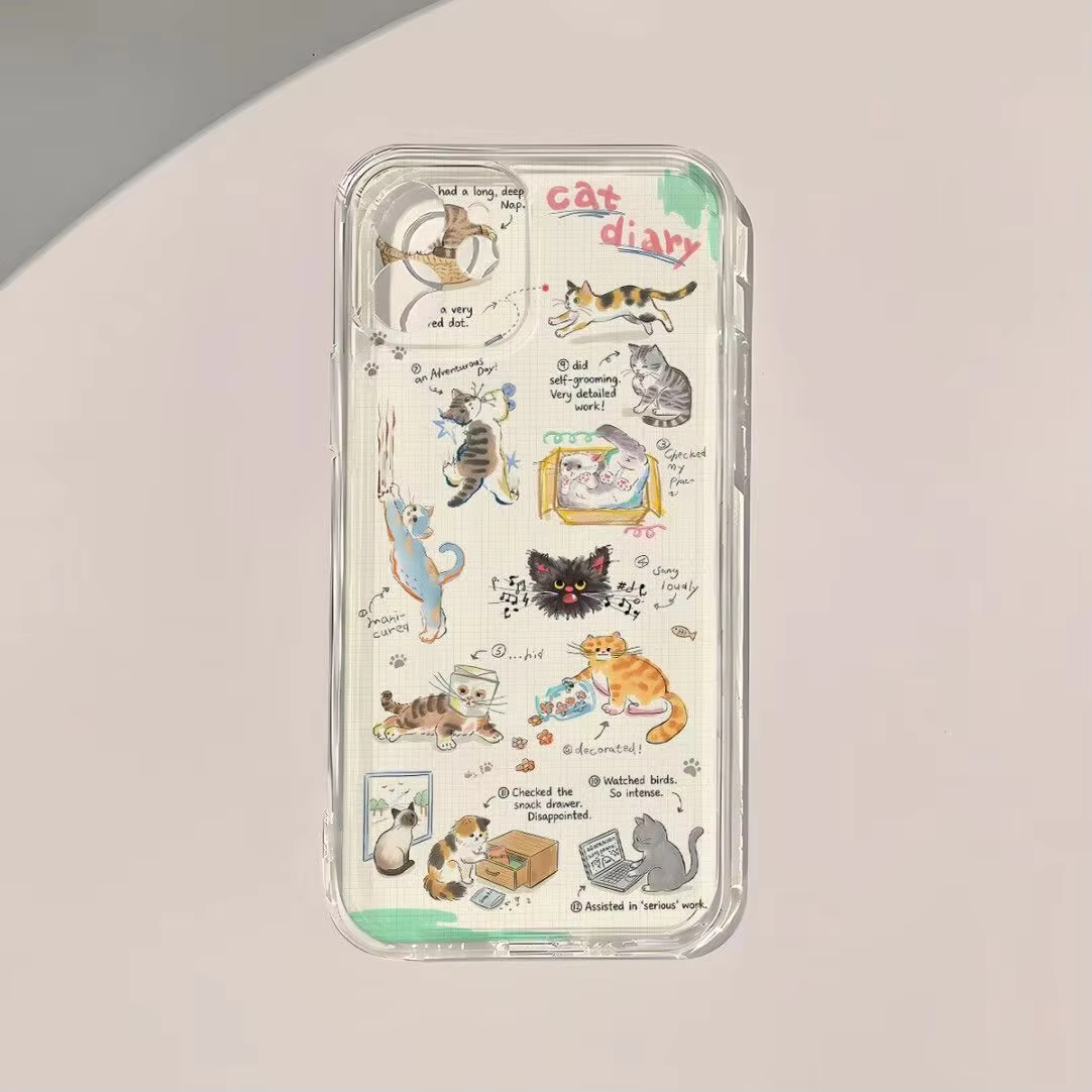 Casing Ponsel Motif Kucing Luc - Korean Lifestyle & Kids Boutique Photos ulasan dan harga