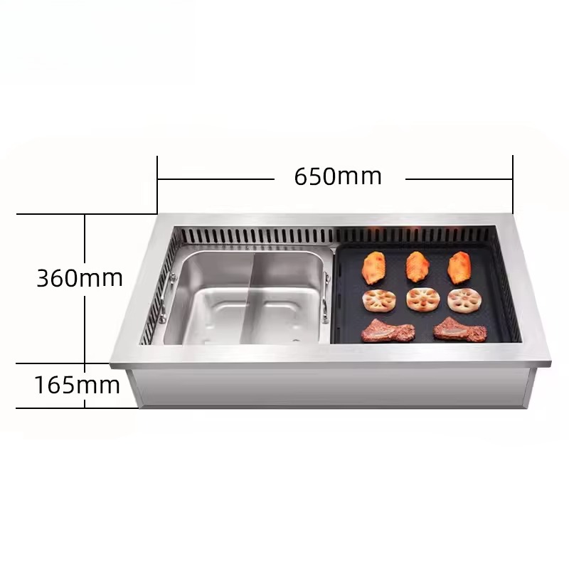 Pemanggang Listrik Stainless S - Korean Bbq Grill ulasan dan harga
