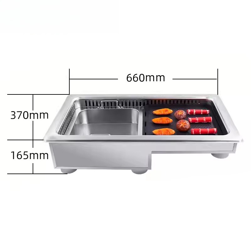 Pemanggang Listrik Stainless S - Korean Bbq Grill ulasan dan harga