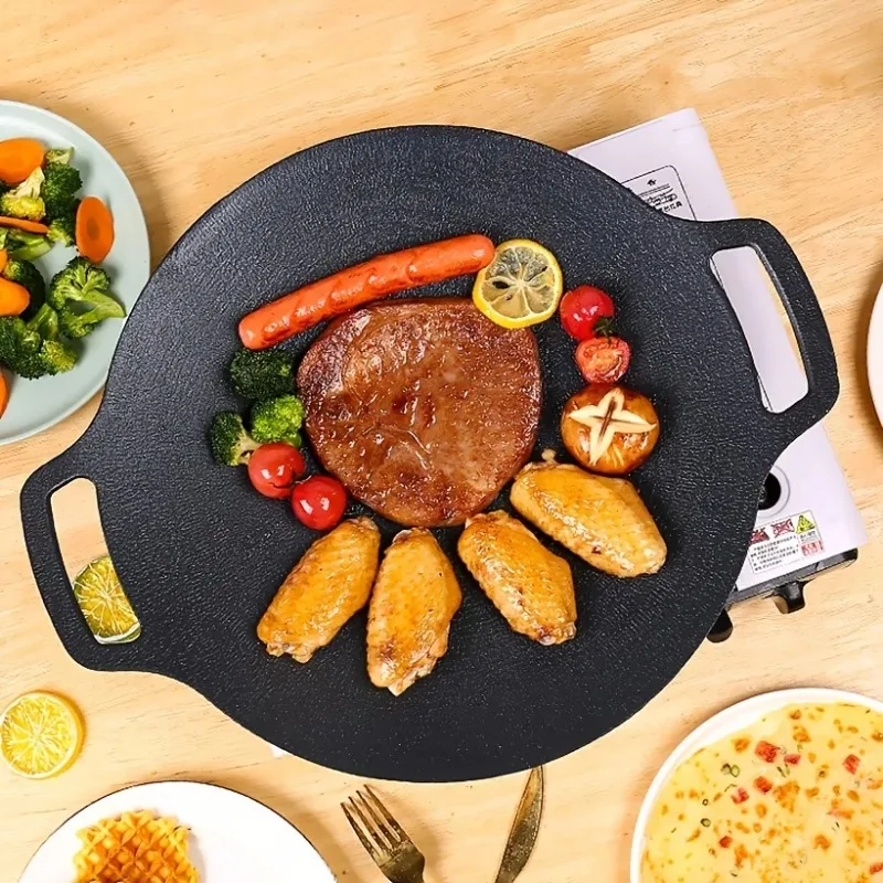 Panci pemanggang anti lengket  - Korean Bbq Grill ulasan dan harga