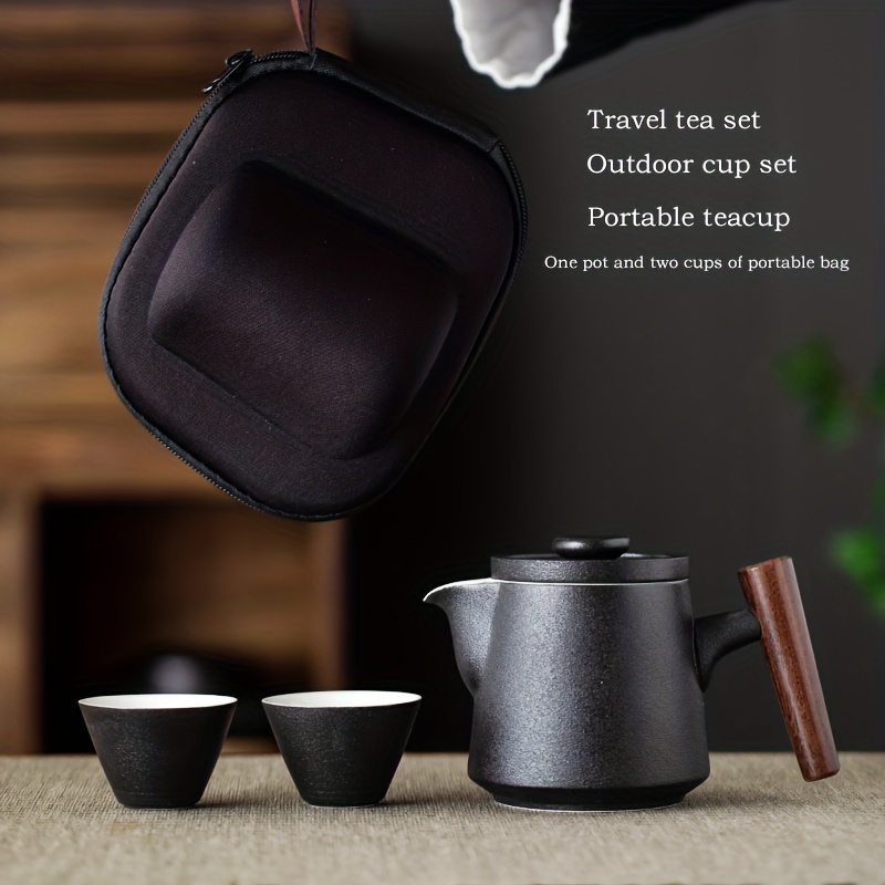 Set Teh Keramik Tiga Bagian ya - Korean Tea Set ulasan dan harga