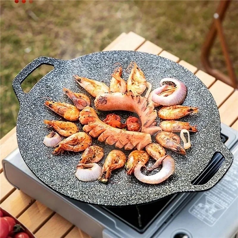 Desain baru 1 buah wajan pangg - Korean Bbq Grill ulasan dan harga